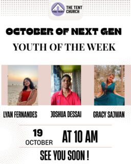 ✨ The NEXT GEN keeps shining! ✨
Meet our amazing Youth of the Week — Lyan, Joshua, and Gracy!
Join us this Sunday, 19th October at 10 AM, and let’s celebrate what God is doing in the lives of our young people. 💜