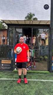 Church beyond the walls — faith, fellowship, and football! ⚽️✝️