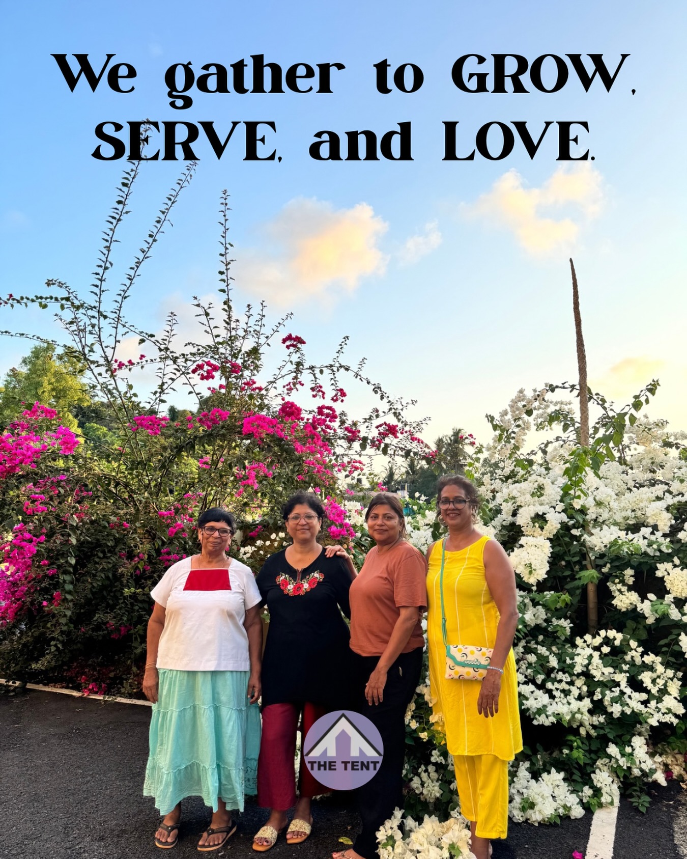 Church is not just a building - it’s a family.
We gather to encourage one another, to learn God’s Word, and to share His love.
Hebrews 10:25 - “Let us not give up meeting together... but encouraging one another.”
Join us this Sunday at The Tent - you
belong here!