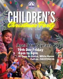 An evening filled with giggles, gifts and Christmas magic🎄✨
Don’t miss our Children’s Christmas Party!🤩

[christmas party, children’s christmas party, celebration, fun, games, snacks]