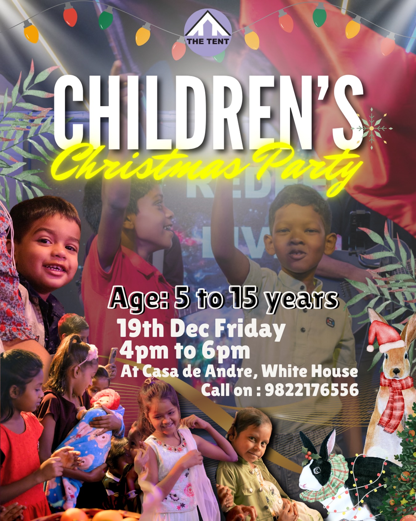 An evening filled with giggles, gifts and Christmas magic🎄✨
Don’t miss our Children’s Christmas Party!🤩

[christmas party, children’s christmas party, celebration, fun, games, snacks]