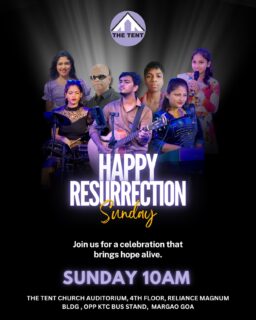 Join us for a celebration that brings hope alive.😇

Happy Resurrection Sunday to all of you ❤️

See you all at the Tent ⛺️ 

#jesuschrist #resurrection #sunday